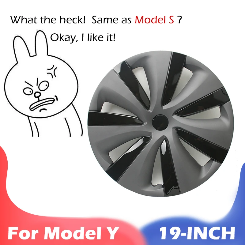 

Wheel Hub Cap For Tesla Model Y Wheel Cover Enjoliveur 19 Inch Center Wheels Hubcap Imitate ModelS Original Car 2023 Accessories