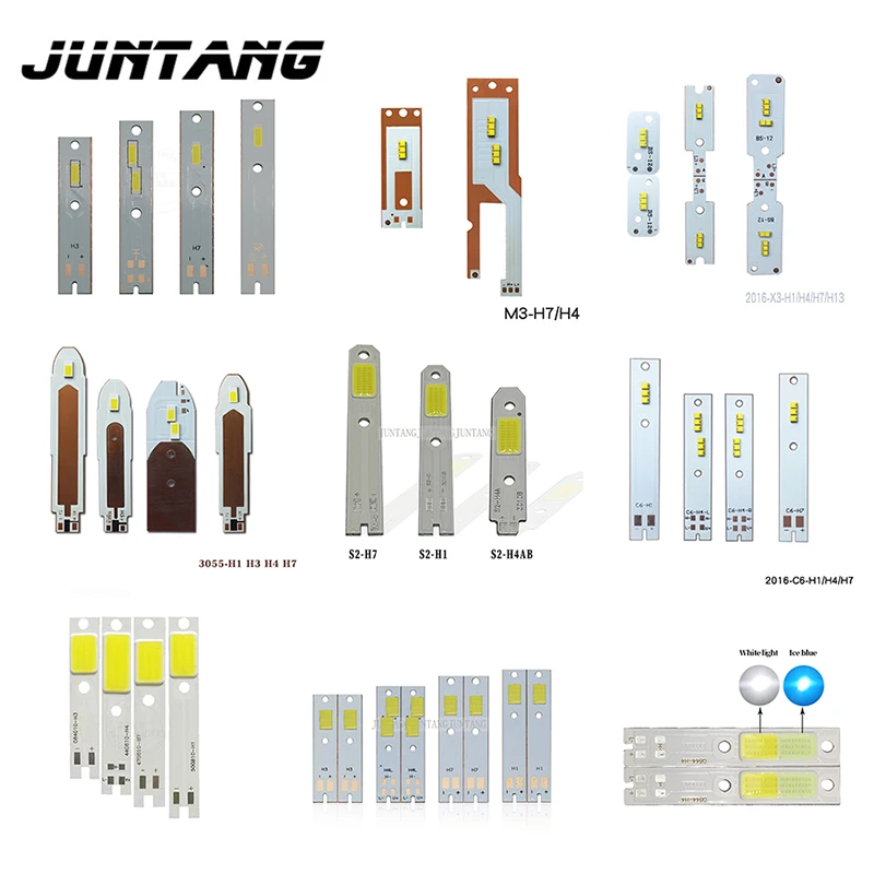 Led Automotive Headlamp CSP 15-30W High Strength Bead Ceramic COBH1/H3/H4/H7/H13 Soldered Copper Substrate Lamp Cores Summary high quality paver electric system main console 37 cores socket