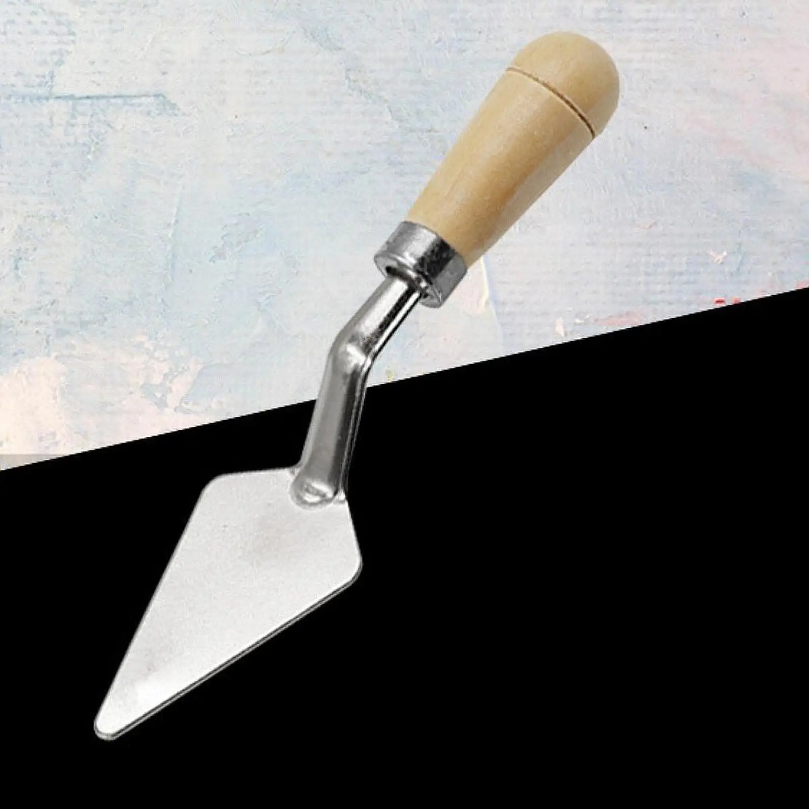 팔레트 나이프 유화용품 스테인리스 스틸 팔레트 나이프 아크릴 페인팅 아트 스미어링 케이크 데코레이팅 오일