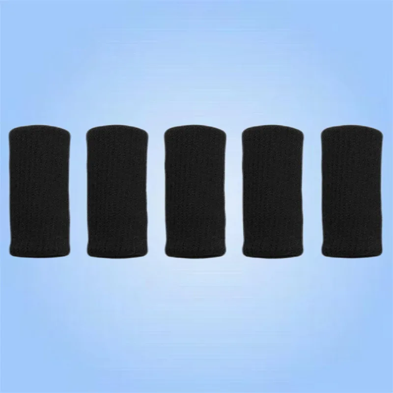 Sports Finger Guard Finger Sleeve Protective Sleeve Wicks Sweat Anti-slip Joint Sprain Bandage Protector for Basketball Volleyball