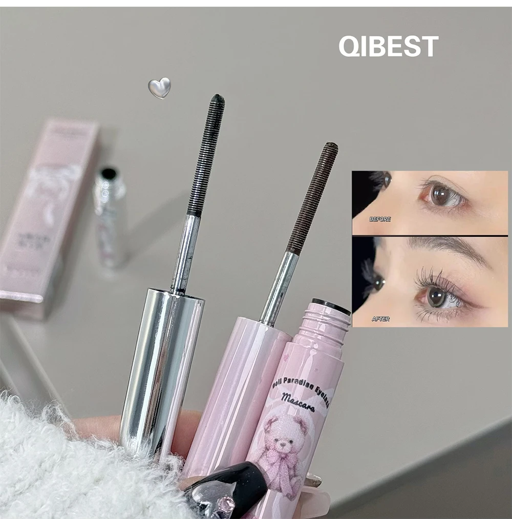 Waterproof Lengthening Mascara For Silky Long Lasting Black Lashes_voghion.com