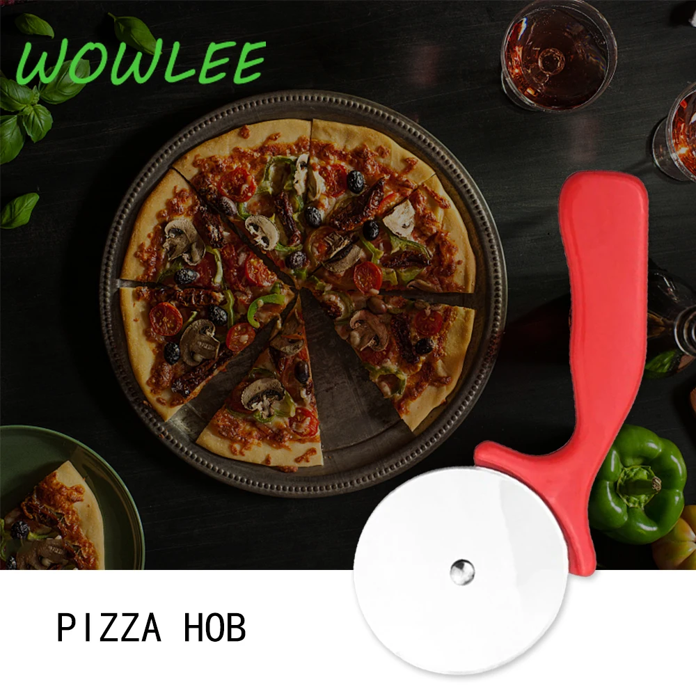 Pizza Cutter 1pc Pizza Cutter Stainless Steel Knife Cake Tools Wheels Scissors Ideal Pies Waffles Dough Cookies Kitchen gadgets