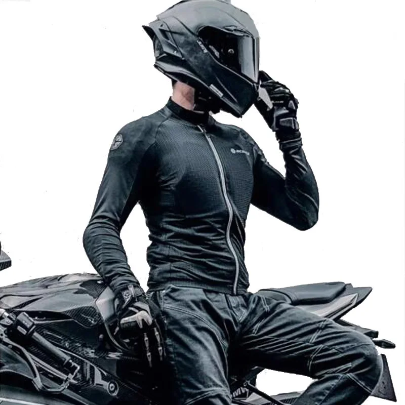 Men's SCOYCO Summer Breathable Mesh Motocross Equipment Motorcycle Body Armor Vest CE Protector Motorbike Protect Jacket Armors