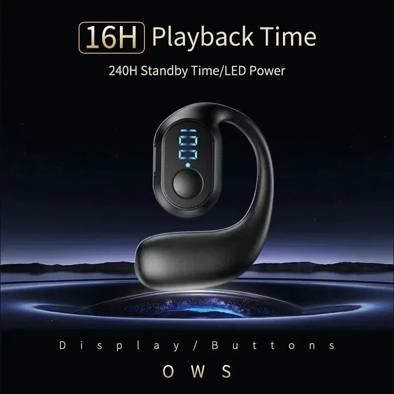 Waterproof Bluetooth Wireless Earphones Sport Music Headset