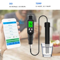 BLE-9100 Smart Bluetooth Dissolved Oxygen Meter 0-30mg/L Professional Aquaculture Do Analyzer Tester for Fish Tank Brewing Wine 2