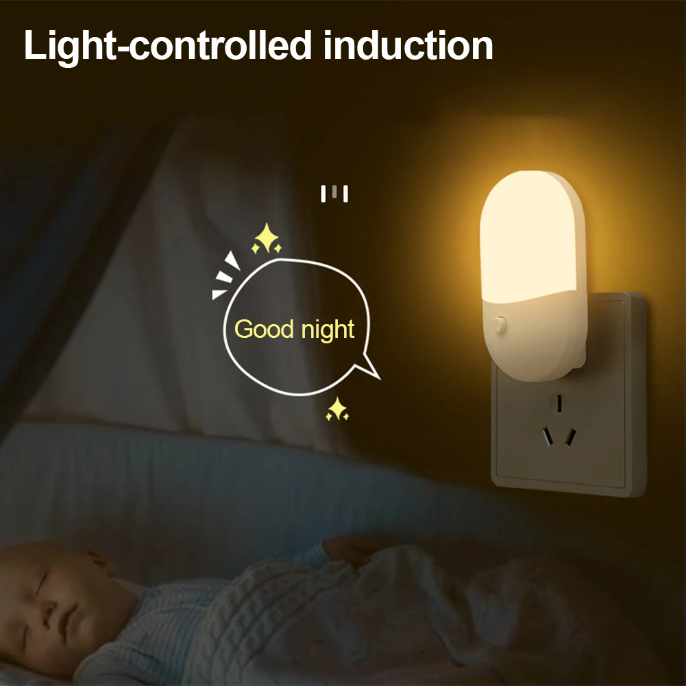 Charming LED Bedside Night Light - Soft Glow Children's Room & Hallway Decor Gift