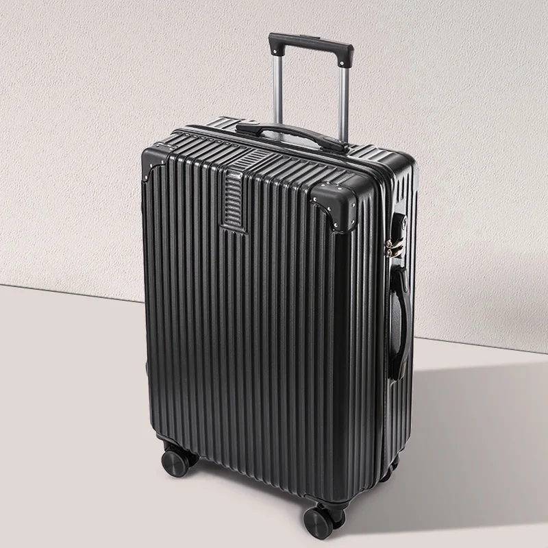 Retro aluminum frame suitcase luggage 6