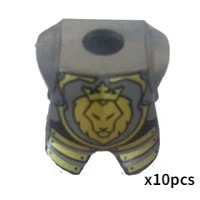 Viking Dragon Shield Building Block Accessory (Lion Armor)