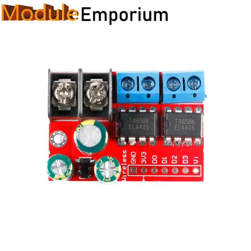 5A Dual Channel DC Motor Drive Forward Reverse PWM Remote Control Voltage Speed Relay Module ZK-5AD image 4