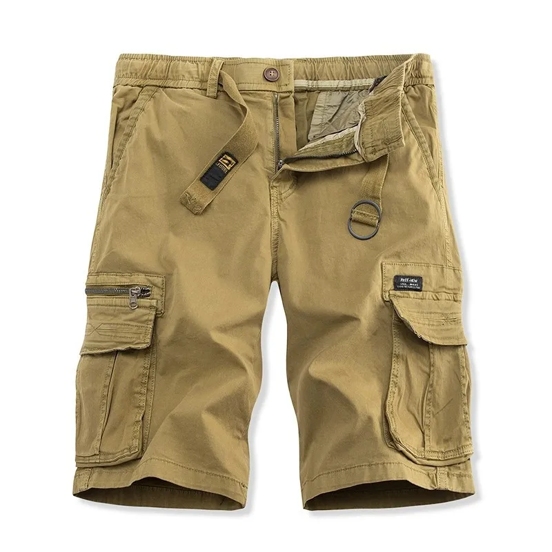Men's Cargo Pants New Style Multi Pocket Pants for Summer Men's Casual Pants Loose Multi Size Straight Pants