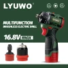 LYUWO Brushless Driver Multi functional Lithium Electric Drill High Torque Charging Hand Drill Screwdriver Tool Dual Use Clamp 1