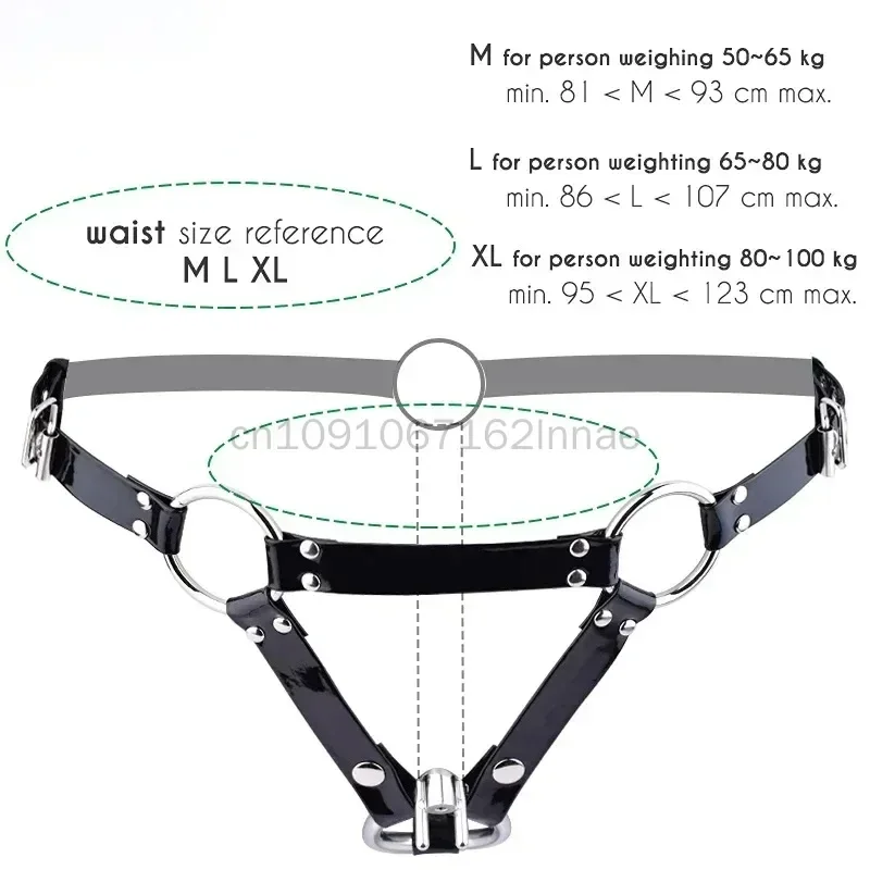 PU Leather Anti-off Auxiliary Belt Male Penis Cock Cage Asist Accessories Adjustable Rope Chastity Device Erotic Urethral Lock