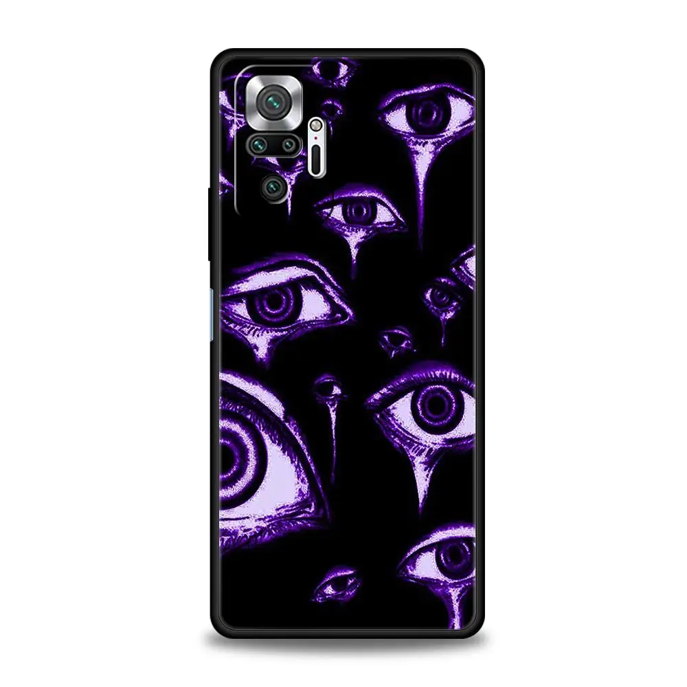 Infinity On Purple - Stylish Black Phone Case Cover