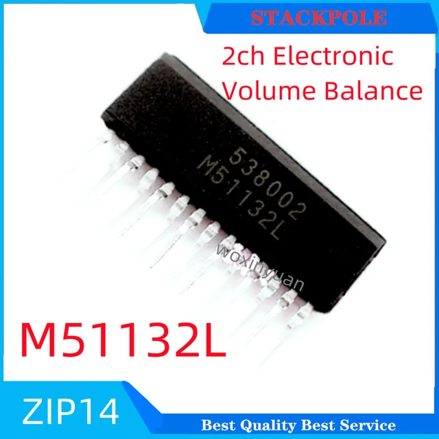 M51132L 5PCS New and Original ZIP-14 M51132 2ch Electronic Volume Balance -  AliExpress