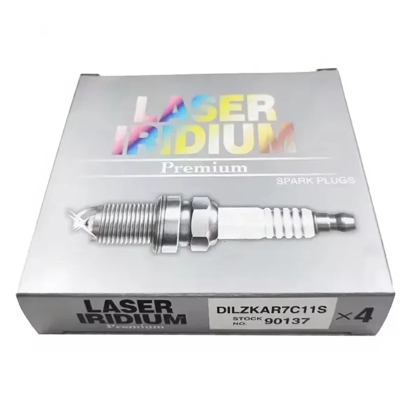 Dual Iridium Spark Plug For Honda HR-V Jazz Vezel 1.3L 1.5L L15B1 L15B3 L13B L13B2 L15B4 L15BY Candles 4/6PCS 90137 DILZKAR7C11S