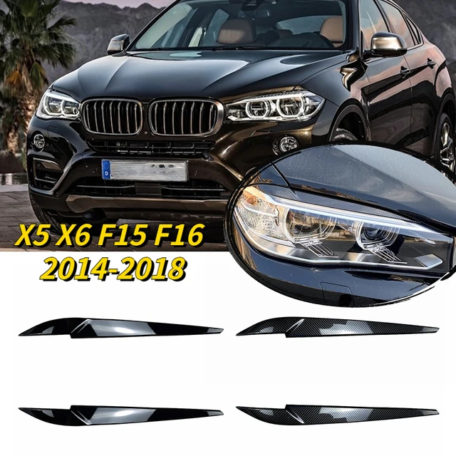 Für bmw x5 x6 f15 f16 f85 f86 Carbon Look Scheinwerfer Augenlid