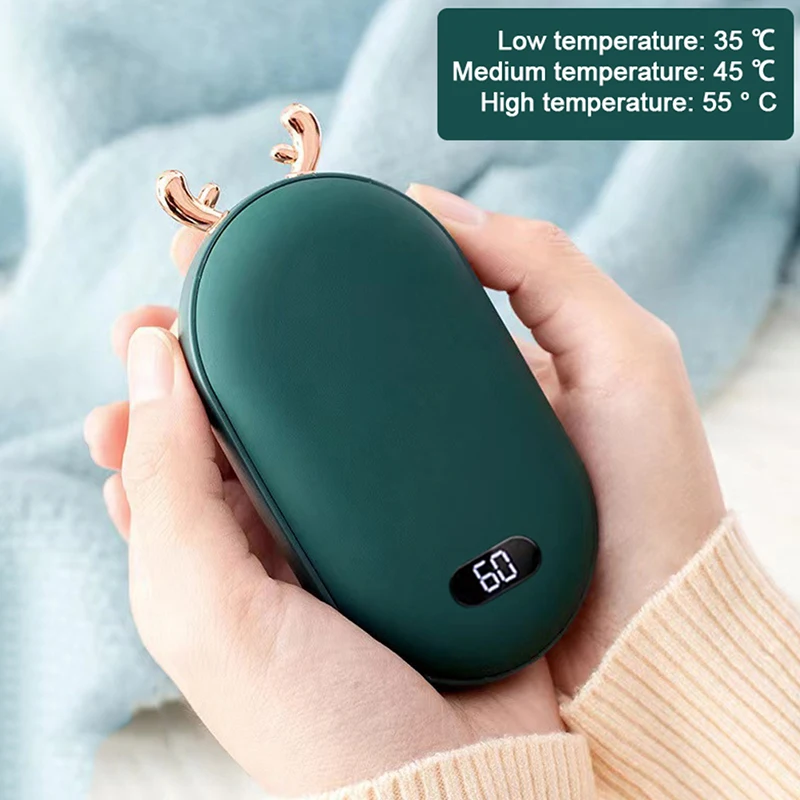 Nuovo scaldamani USB ricaricabile riscaldatore portatile Mini scaldamani  caricatore tascabile Power Bank scaldavivande invernale - AliExpress