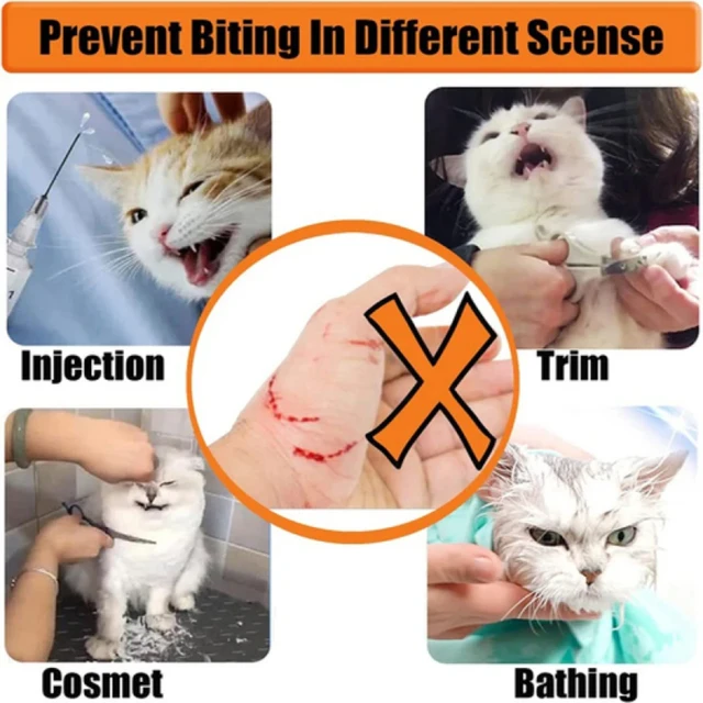 Breathable and Anti-Licking Space Hood Mask Cover for Cat Grooming - Protective Anti-Bite Hood for cat Bath Supplies and Groomin - Imagen 3