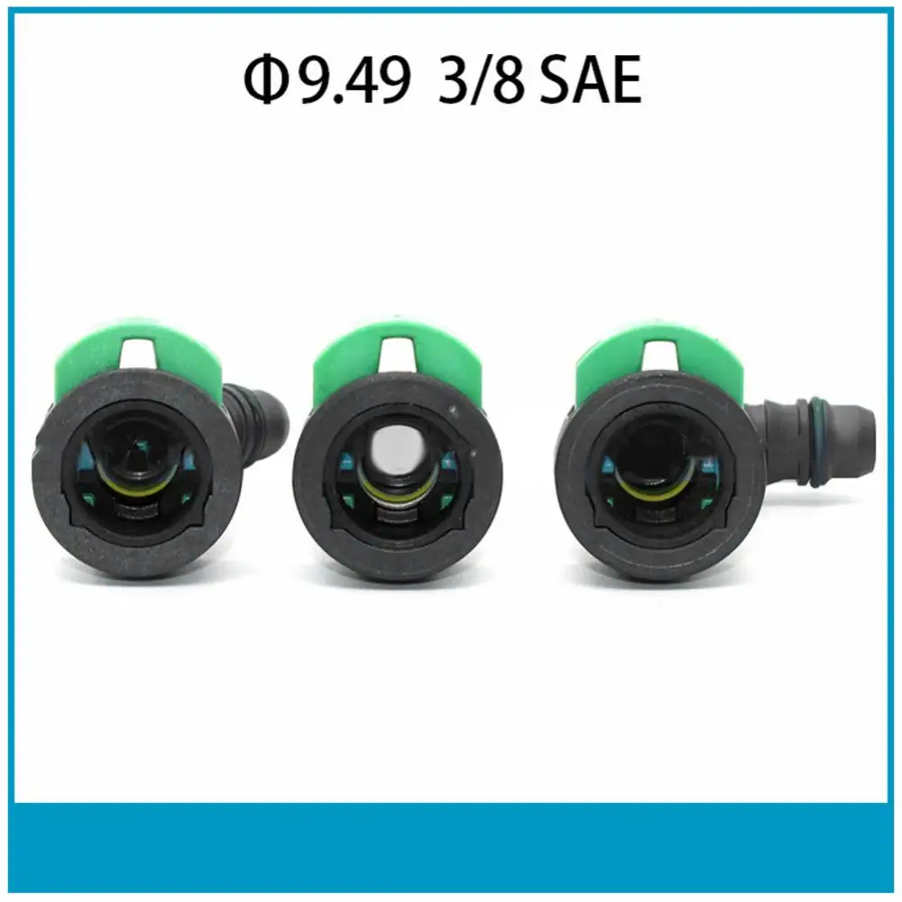 7.89/9.49/9.89/11.80mm ID8 Car Fuel Hose Pipe Coupler Quick Release Connector Nylon Fuel Pipe Fittings Car Auto Accessories