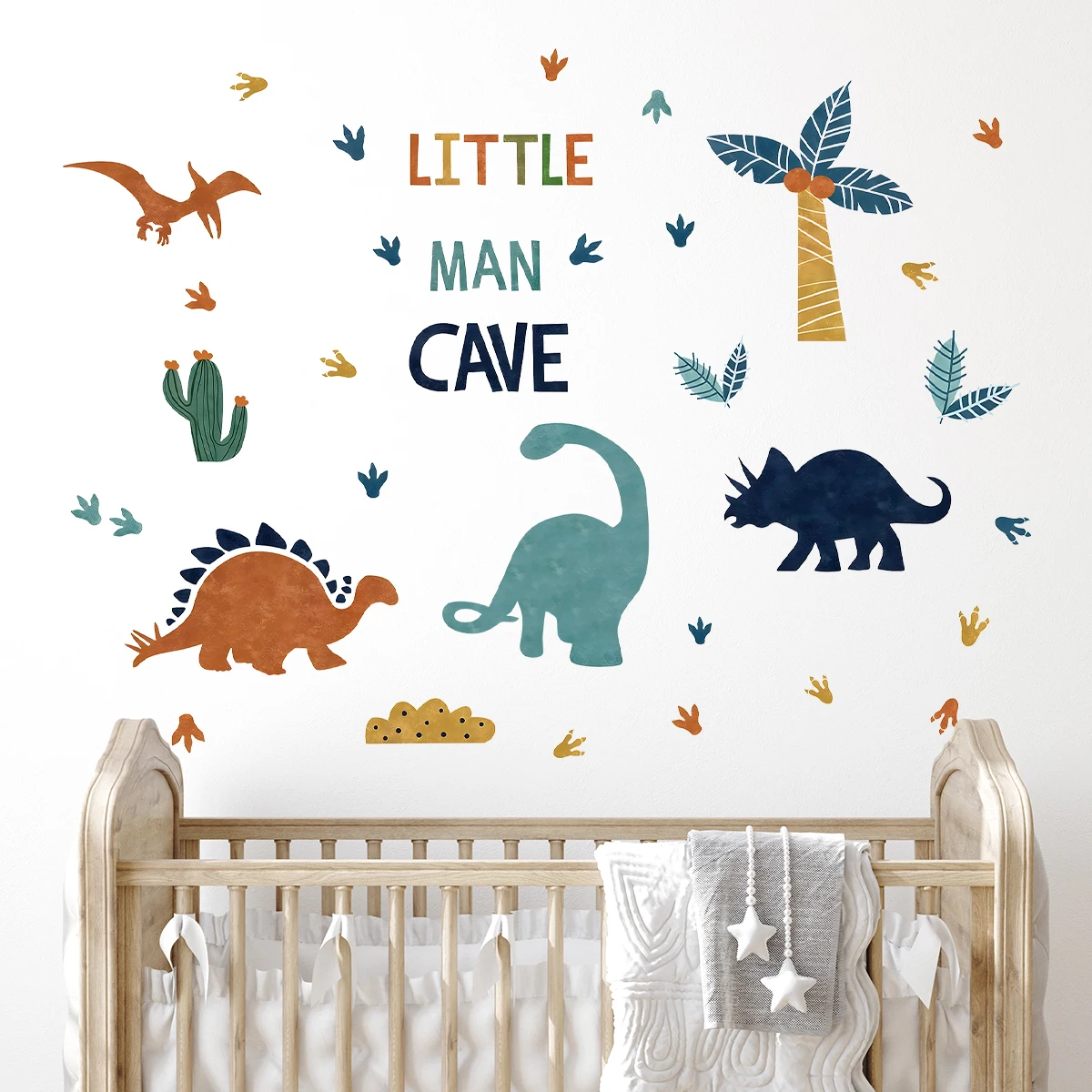 

Cartoon Cute Animals Dinosaur Wall Stickers for Kids Room Baby Nursery Living Room Wall Decals Bedroom Decoration Home Decor