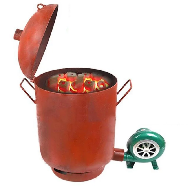 

Stove Cover and Blower Outdoor Tools, Commercial Point Carbon Machine BBQ Shop Ignite Charcoal Furnace Equipment and Accessories
