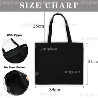Thank You Grandma for All These Magical Moments Printed Women Tote Bag Canvas Shopping Bags Female Shoulder Bag Gift for Mamie 2