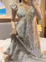 2024 New Sweet Sle Women's Spwear ort Sve Loose Summer Home Clothes Outdoor Wearable with Chest Pad V-ne Print