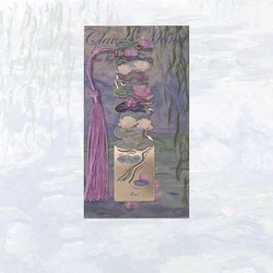 Elegant Floral Metal Bookmark - Artistic Book Page Clip and Stationery Gift (Lotus)