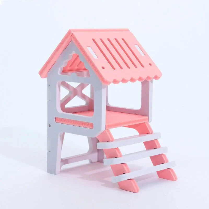 

Hamster Nest Attic Lookout House Djungarian Cabin Villa Hamster Sleeping Nest Hamster Supplies