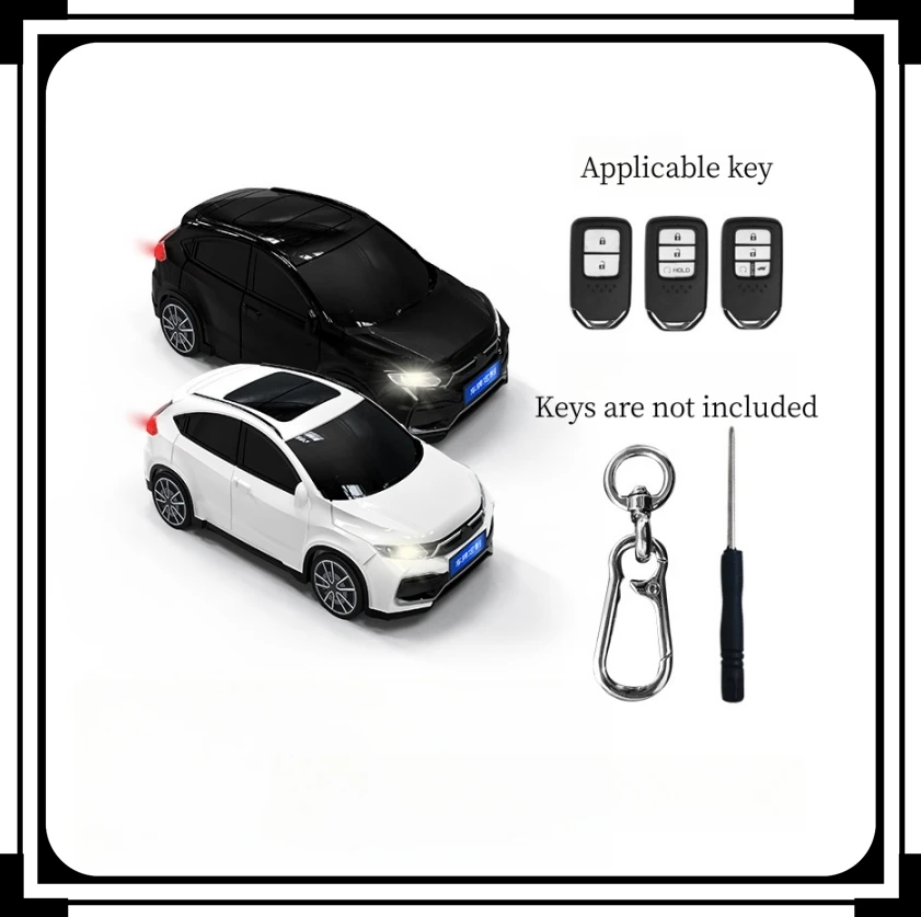 For Honda XRV Key Cover Car Model Key Protective Case Creative Personalized Gift Car Key Pack Buckle Accessories Key Cover