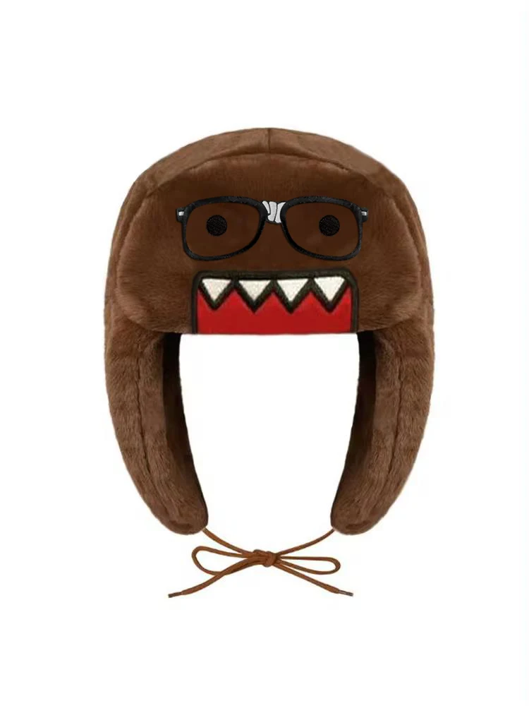 Fashion Autumn Winter Warm Ushanka Hat Black Y2K Hat Women's Cap Trapper Woman Ski Hats Caps winter hat,fashion hat,earflap hat