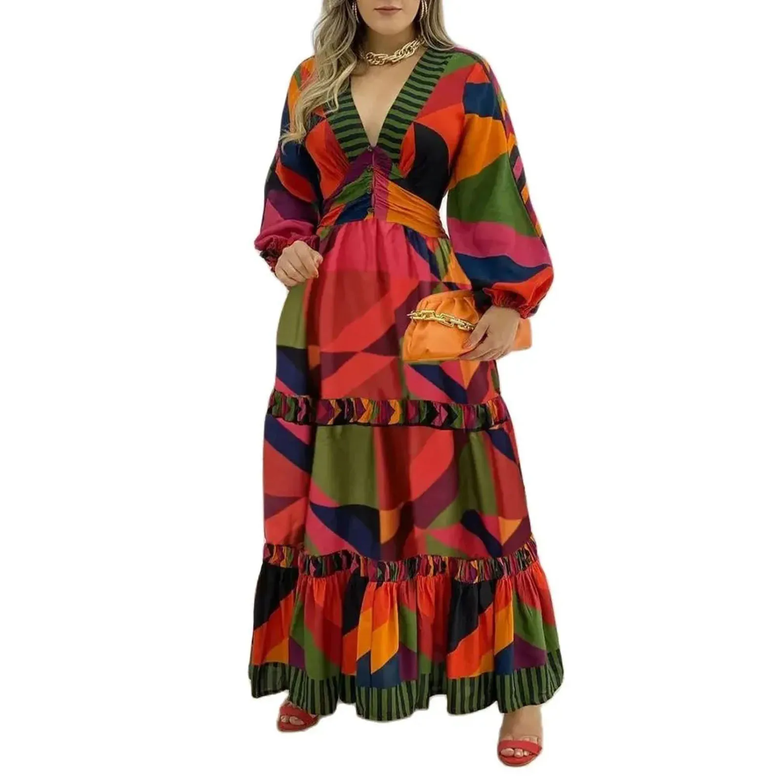 

Womens Summer Boho Dresses Lady Breathable Beach Dress Suitable for Going Beach Side Wear