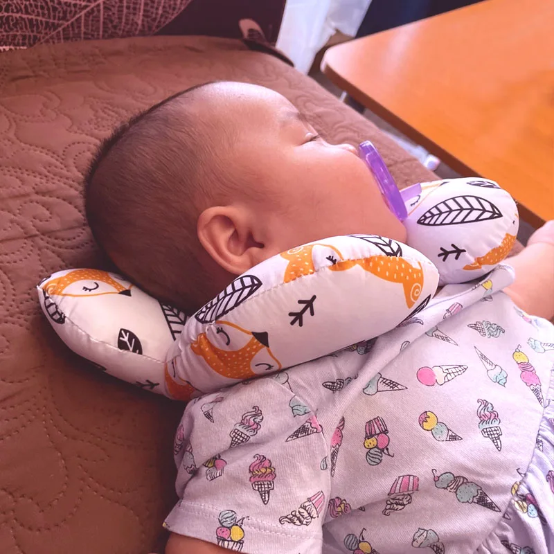 Baby Pillow Protective Travel Car Seat Head Neck Support Pillows Newborn Children U Shape Headrest Toddler Cushion 0-3 Years