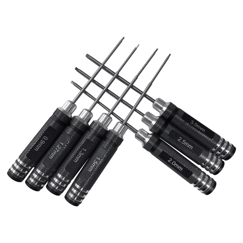 Allen Driver Hex Screwdriver Tool 0.9-3.0mm Practical Disassembly Tools for RC Helicopter Model Repair Tools for motorcycles hex axle tool axle hex allen spindle driver spindle socket adapter 17mm 19mm 22mm 24mm