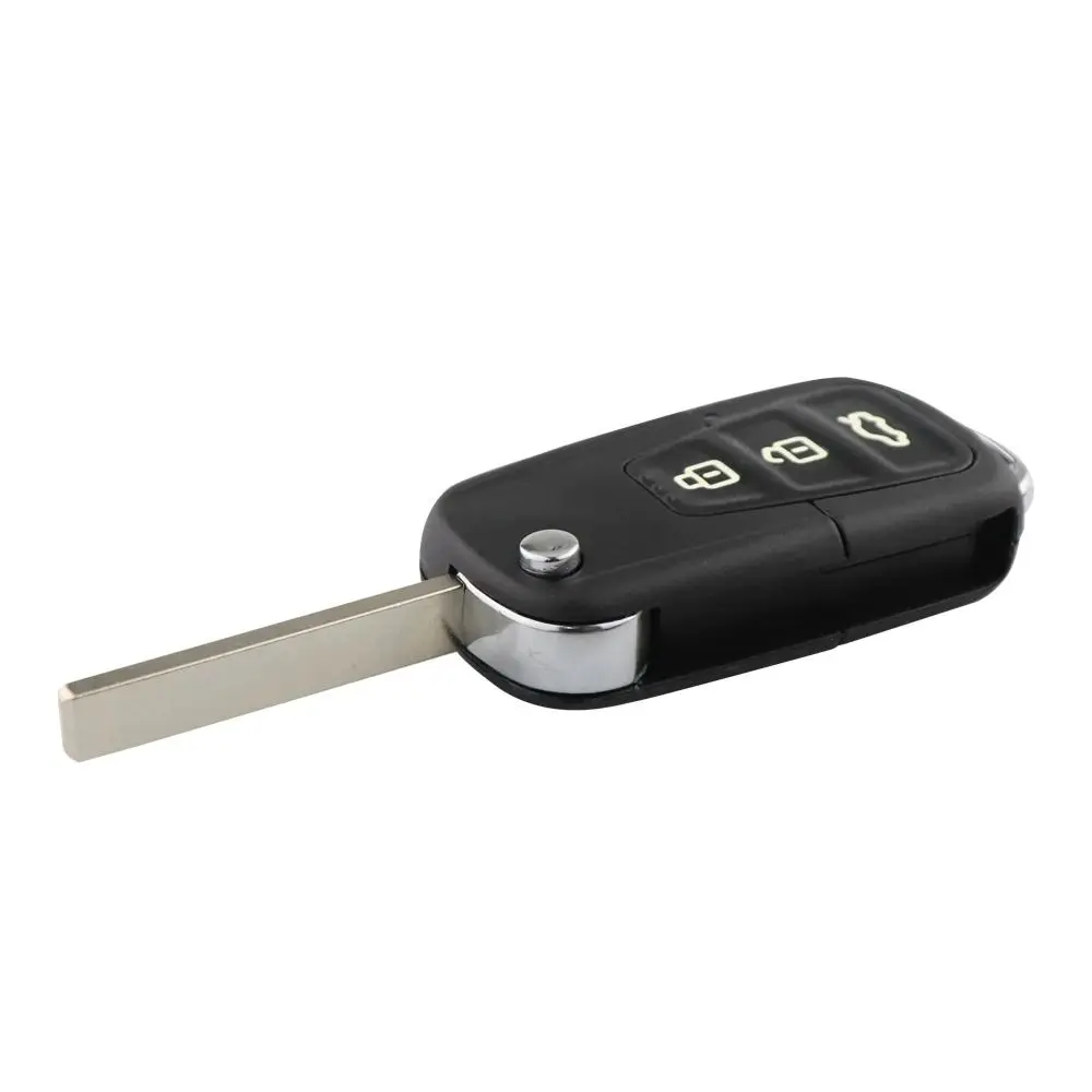 3 Buttons Car Key Shell Car Accessories Flip Folding Replacement Remote Key Case Uncut Blade Remote Case Fob for Lifan X60 X50