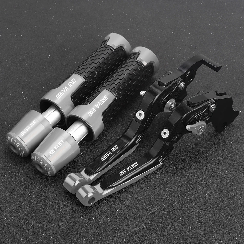 

Motorcycle Accessories Brake Clutch Levers Handlebar Hand Grips ends For MOTO GUZZI BREVA 1200 BREVA1200 2006 2007 2008