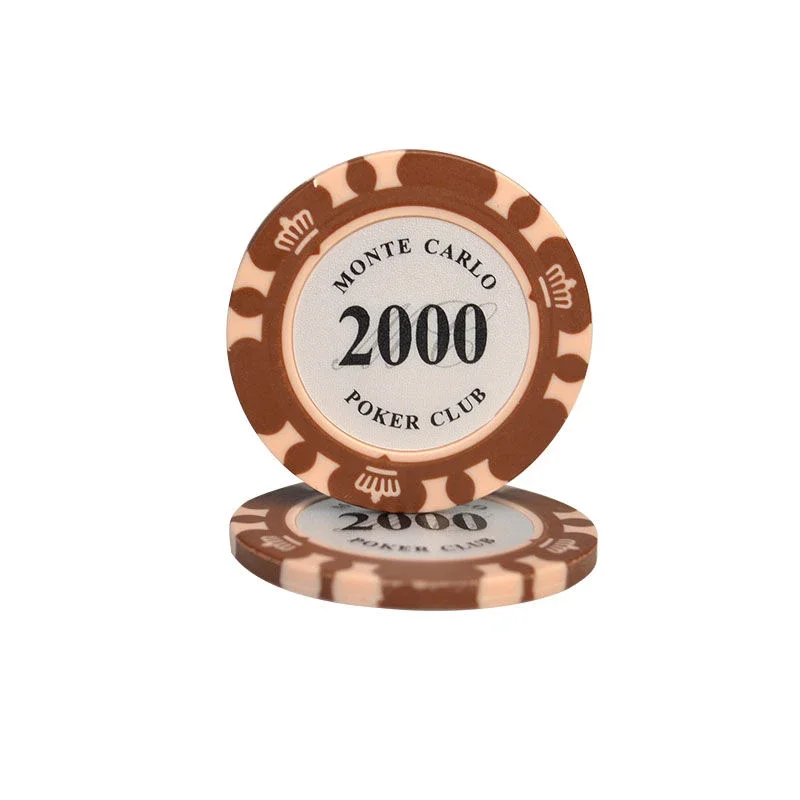 Clay Poker Chip Set Casino Coins 40x3.3mm Metal 10pcs poker chips
