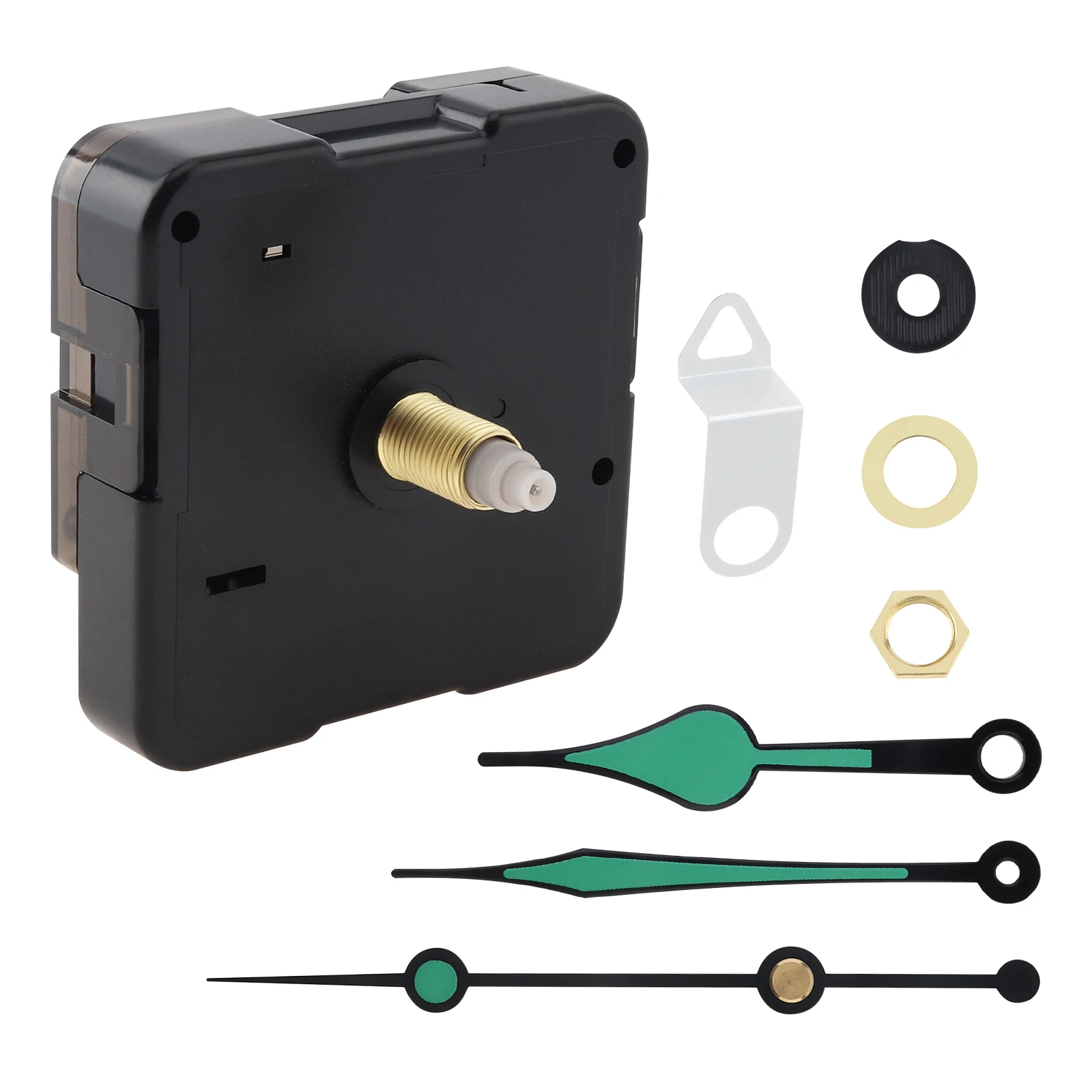 Quartz Silent Battery Operated High Torque Long Shaft Clock