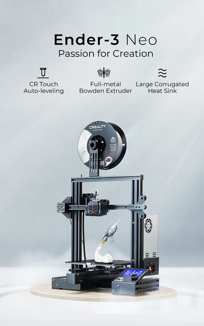 Creality Ender-3 – imprimante 3D Ender-3 améliorée, avec kit d'accessoires,  ensemble de verre, v-slot, extrudeuse MK, reprise d'impression en cas de  panne de courant - AliExpress