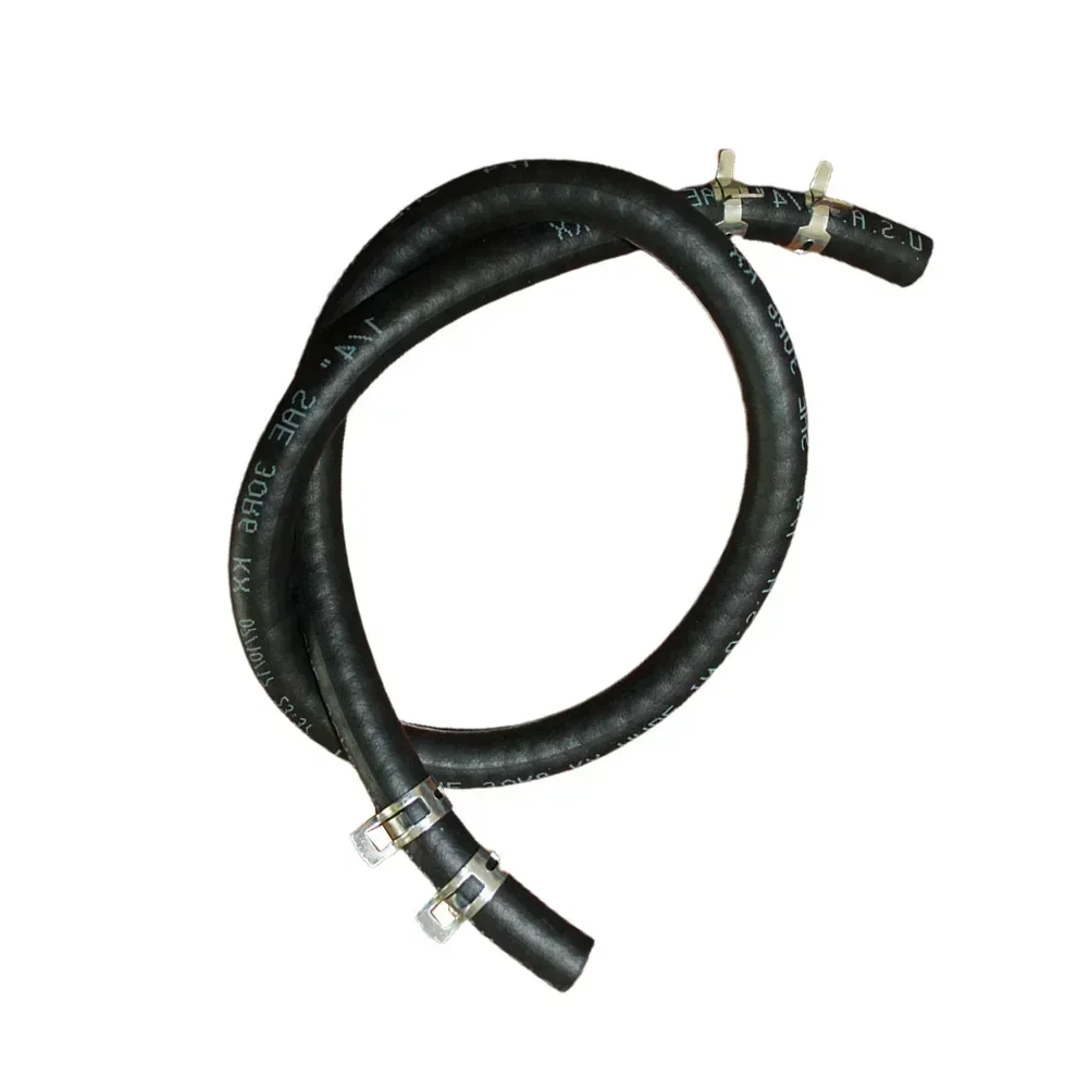 1/4" Fuel Line Hose 4 Clamps for 5414K Lawn Mower Engine Strimmer Motor Garden Power Tools Parts Fits Many Small Engine