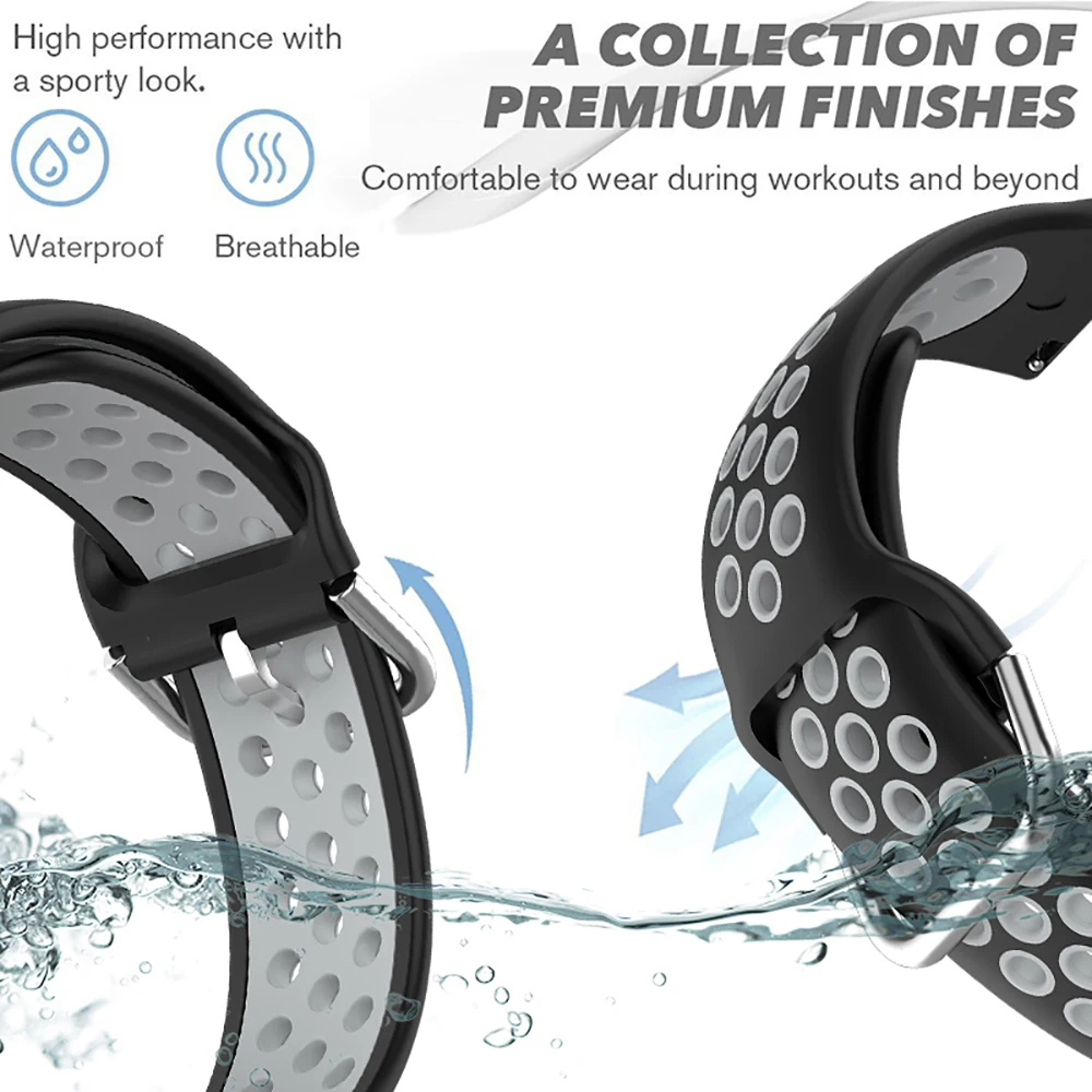 Cinturino Di Ricambio In Silicone Per Huawei Band 6 / Band 6 Pro / Honor 6 – Traspirante, Impermeabile E Morbido – Regolabile