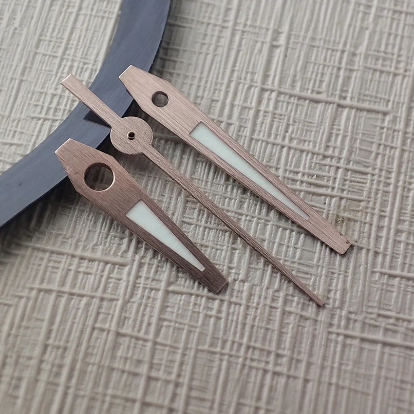 Watch accessories NH35 watch hands high-end brushed hands silver gold black rose gold green luminous pointer suitable for NH35/NH36/4R/7S movement