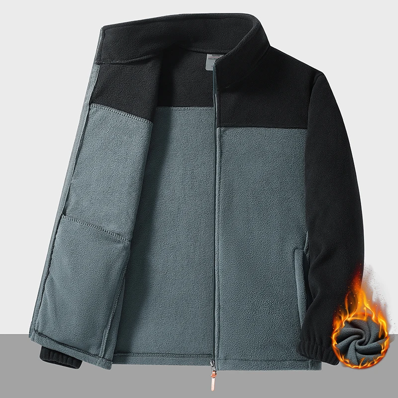 Winter Fleece Jacket Men's And Women's Outdoor Mountaineering Hunting Fishing Outerwear