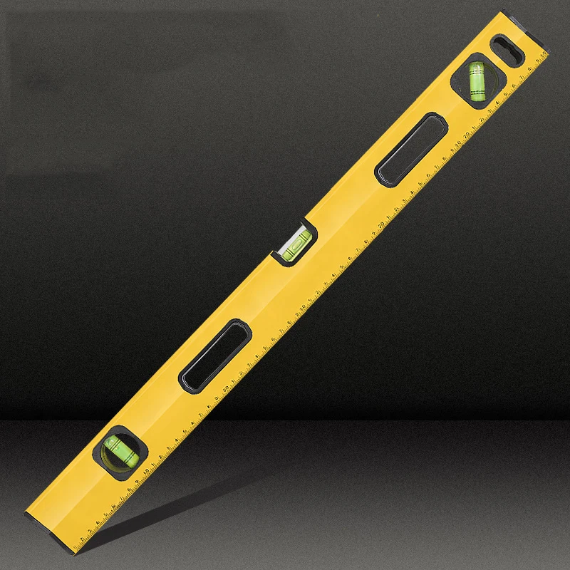 

High Precision Spirit Level Magnetic High Bearing Ruler Lever Bubbles Rustproof Horizontal Ruler Spirit Level Balance Ruler