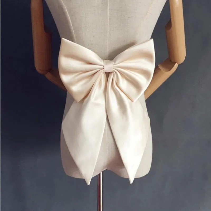 Detachable Satin Bow for Women Child Wedding Dress Prom Dresses bridal dress decoration