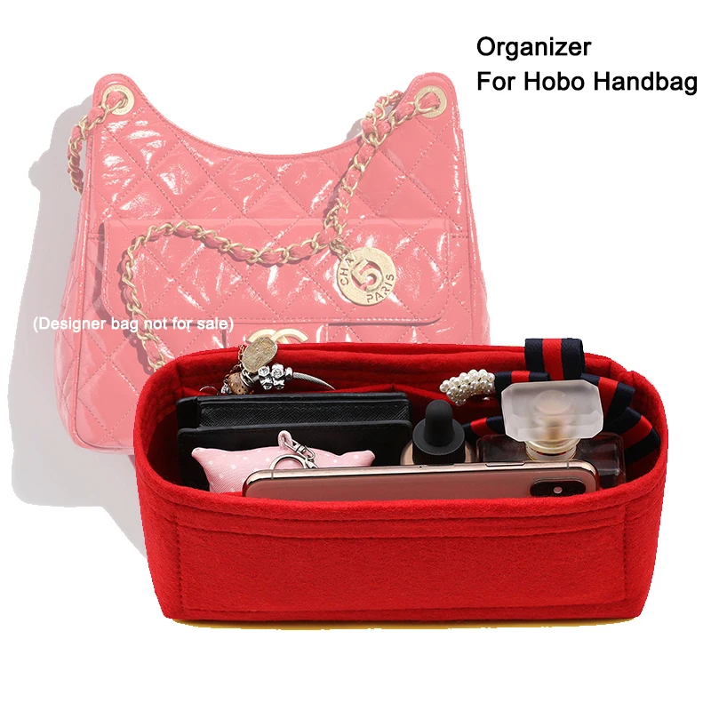 Purse Organizer for CC HOBO HANDBAG Tote Organization Kit Insert Pouch Small Hobo Bag Liner
