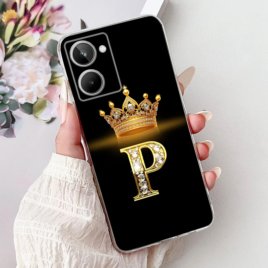 Stylish Letters Clear Silicone Phone Case Soft Shell