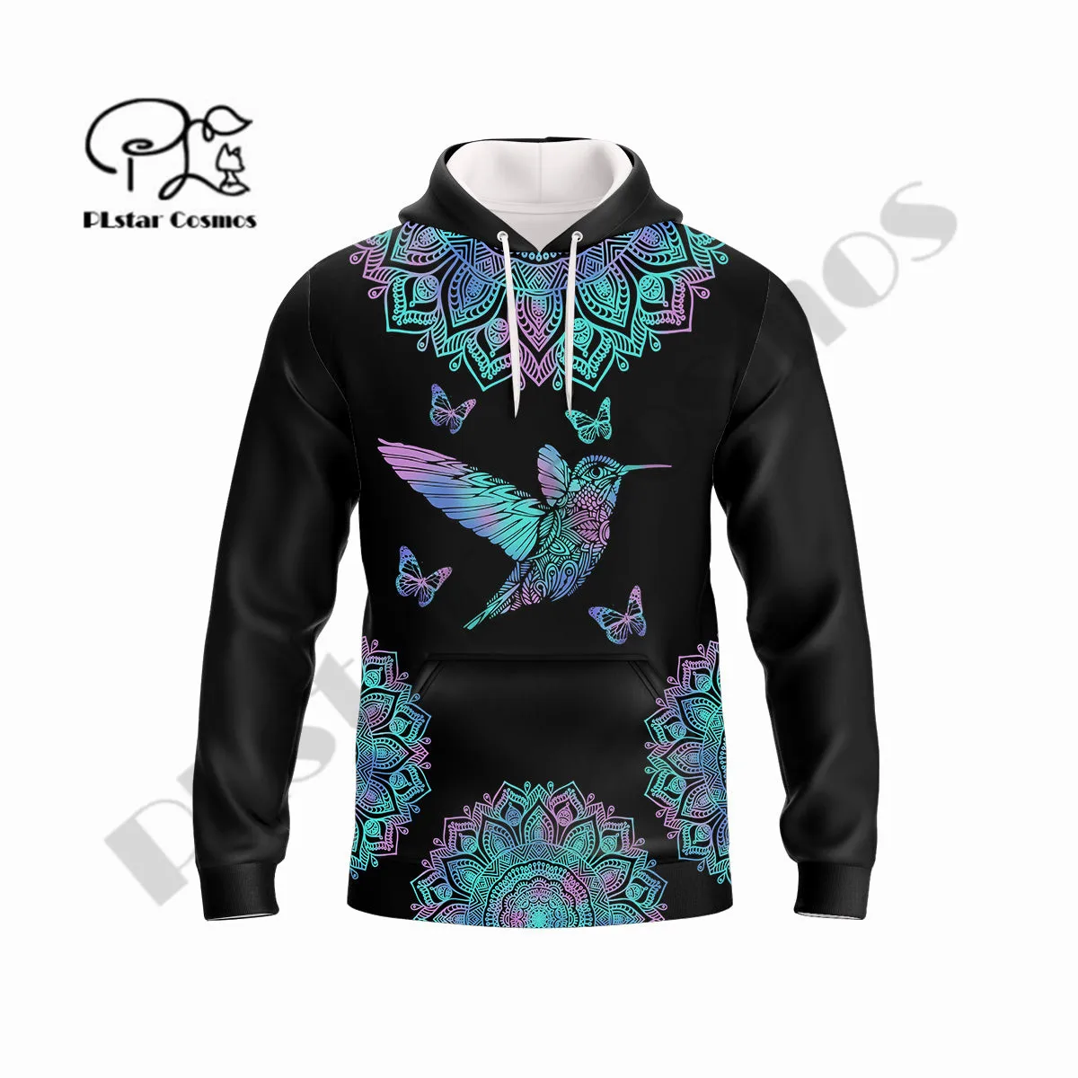 

PLstar Cosmos Newest 3DPrint Hummingbirds Mandala Birds Harajuku Streetwear Casual Unique Unisex Hoodies/Sweatshirt/Zip B-4