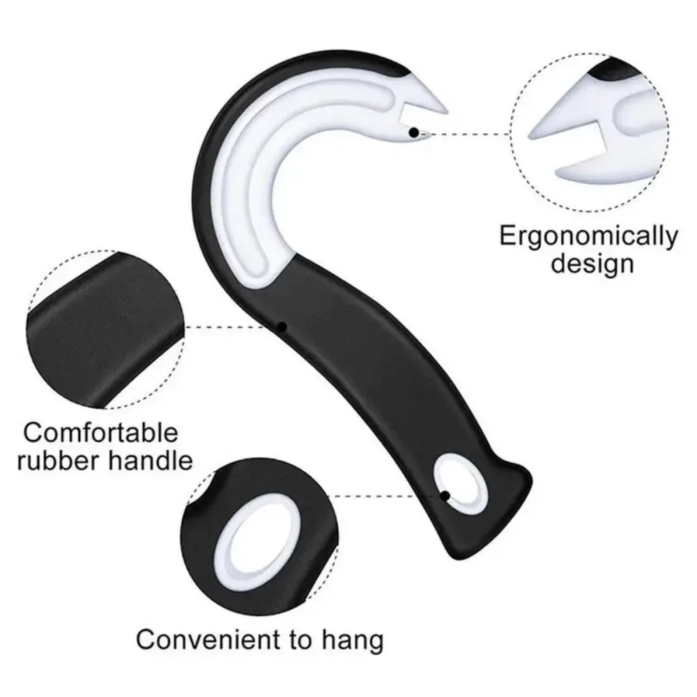 Ring Pull Can Opener J Shaped Jar Lid Opener Multifunction Can Easy Grip Ring Pull Tab Cans Tins Bottles Kitchen Tools