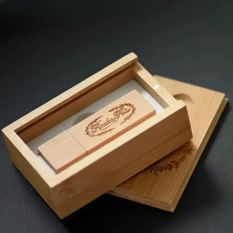 새로운 나무 창조적 인 USB 플래시 드라이브 64 기가 바이트 무료 사용자 정의 로고 Pendrive 32 기가 바이트 사진 메모리 스틱 16 기가 바이트 U 디스크 결혼 선물 8 기가 바이트